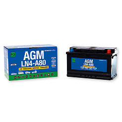 Аккумулятор FQ DIN AGM LN4-A80 80Ah